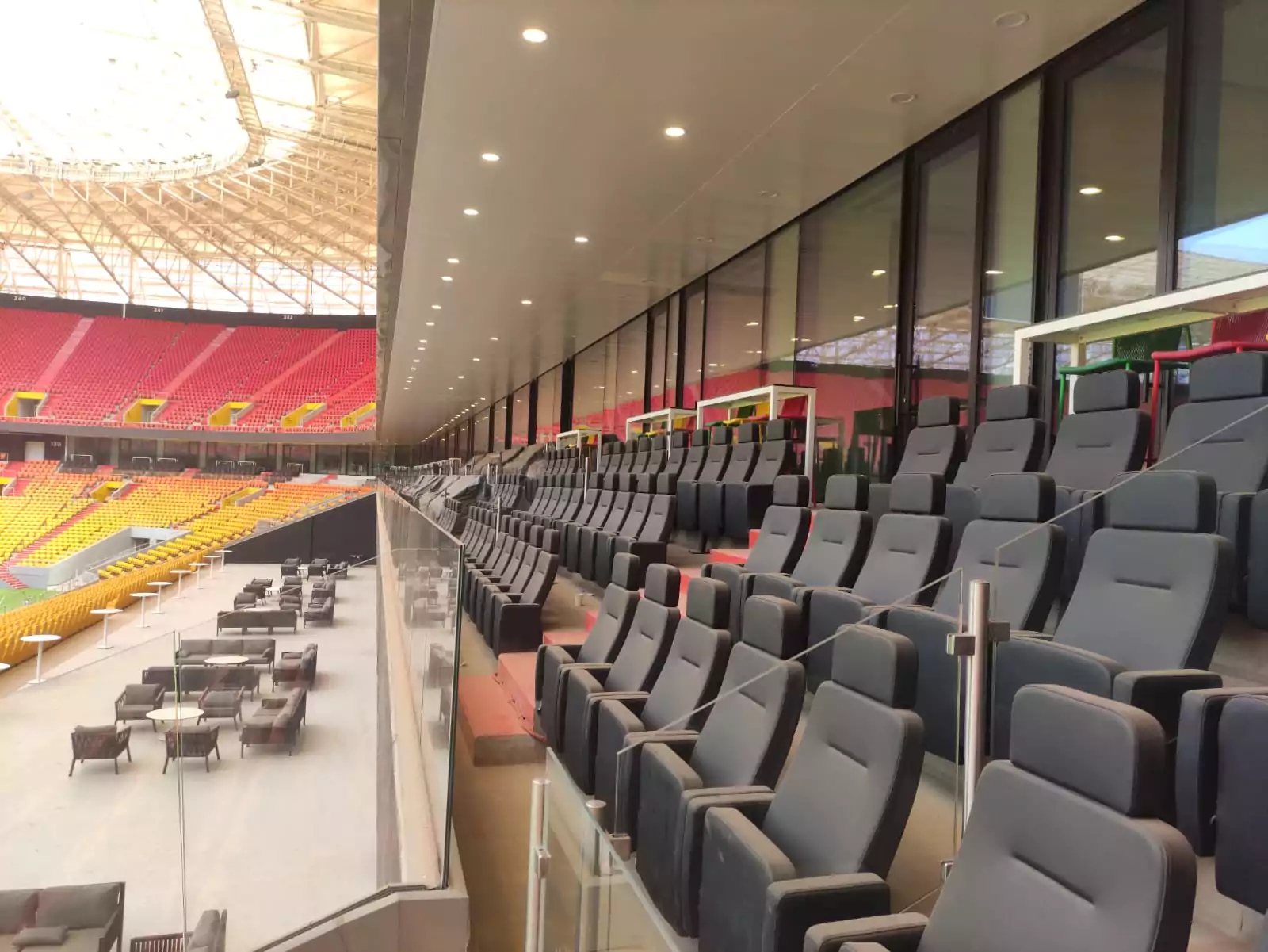 High-Density Fixed Plastic Seats Image